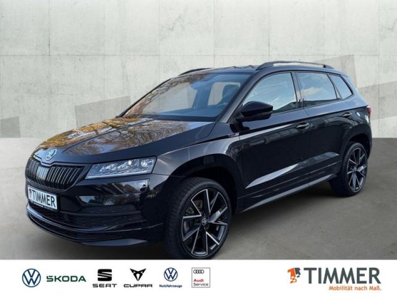 SKODA  Karoq 1.5 TSI DSG SPORTLINE *LED *RKAM *ACC *VIR, Schwarz-Magic Perleffekt