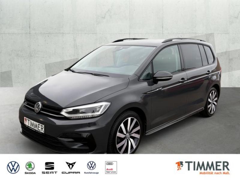 VW  Touran 1.5 TSI DSG R-LINE BLACK 7-SITZE +AHK +LE, schwarz