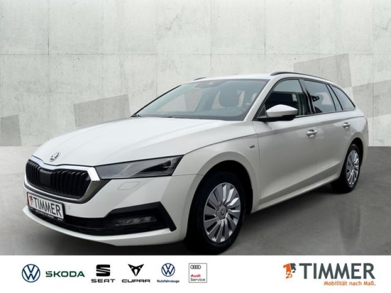 SKODA  Octavia Combi 2.0 TDI DSG CLEVER +MATRIX +ACC +R, Candy Weiss