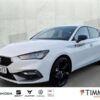 SEAT  Leon FR Black Edition 1.5eTSI 110kW (150 PS) *DS, Glacial Weiß Metallic