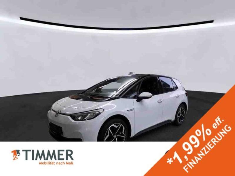 VW  ID.3 PURE PERF. 55 kWh +LED +ACC +CARPLAY +19" +, Gletscherweiß Metallic