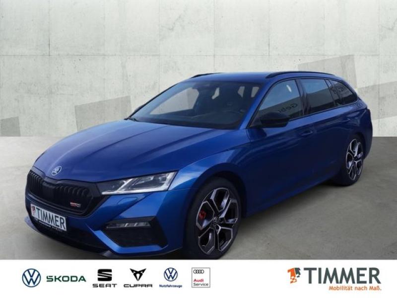 SKODA  Octavia Combi 2.0 TDI DSG RS +AHK +CANTON +PANO, Race Blau Metallic