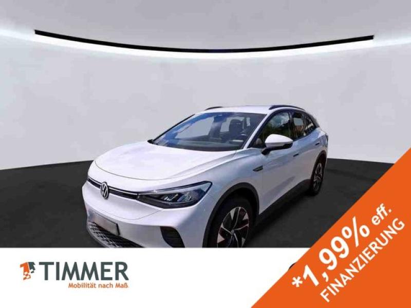 VW  ID.4 PRO PERF. 82 kWh +WÄPU +AHK +CARPLAY +19" +, Gletscherweiß Metallic