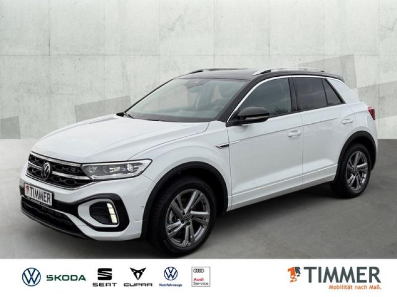 VW  T-Roc 1.5 TSI DSG R-LINE +AHK +LED +RKAM +ACC +A, Pure White