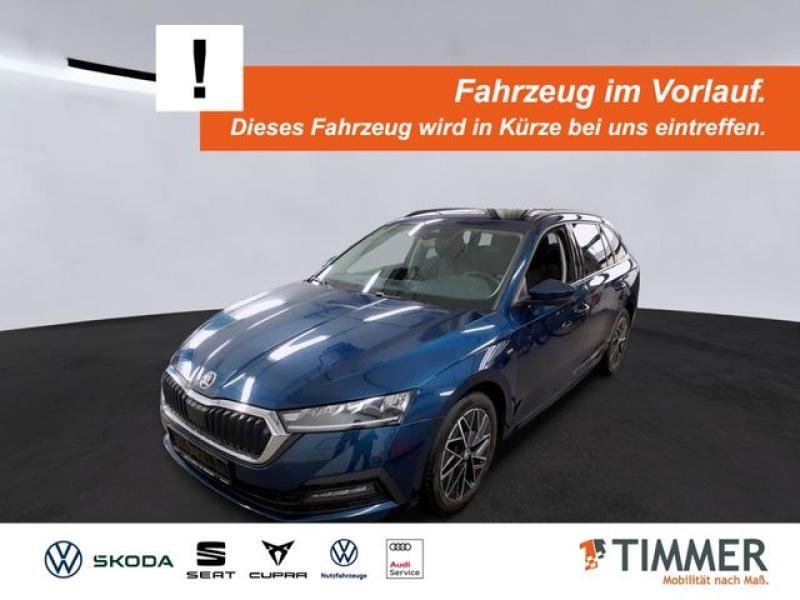 SKODA  Octavia Combi 1.5 eTSI DSG CLEVER +AHK +LED +RKA, Lava Blau Metallic