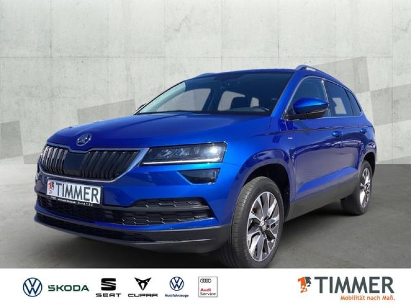 SKODA  Karoq 1.5 TSI CLEVER *LED *CANTON *TEMPO *NAVI *, Race-Blau Metallic