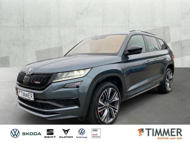 SKODA  Kodiaq 2.0 TDI DSG 4x4 RS *AHK *ACC *20" *RKAM *, Quarz-Grau Metallic