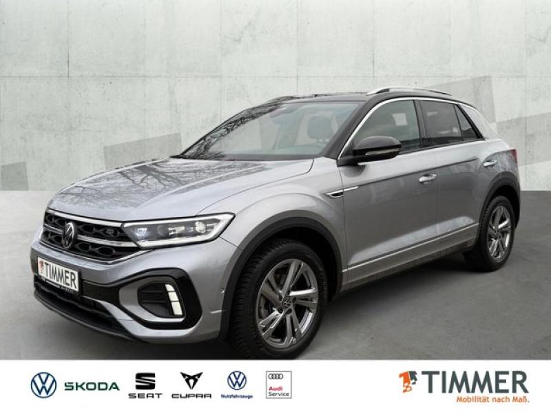 VW  T-Roc 1.5 TSI DSG R-LINE +AHK +LED +RKAM +ACC +A, Pyritsilber Metallic