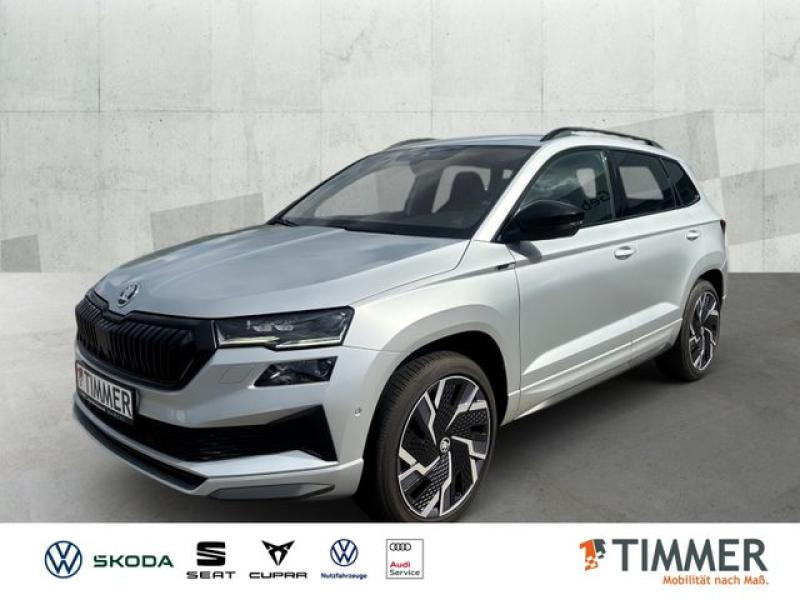 SKODA  Karoq 2.0 TSI DSG 4x4 SPORTLINE *360° *AHK *ACC, Brillant-Silber Metallic