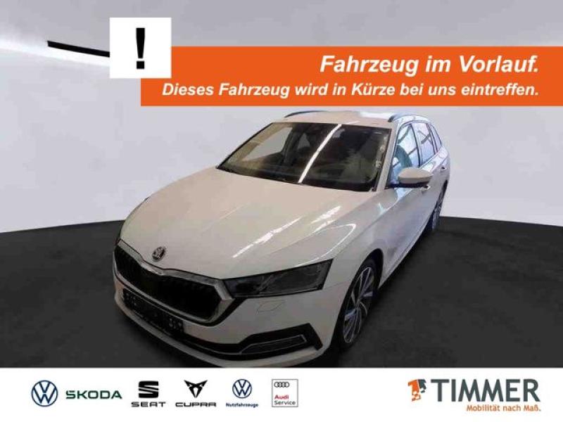 SKODA  Octavia Combi 2.0 TDI DSG STYLE +AHK +MATRIX +AC, Candy Weiss