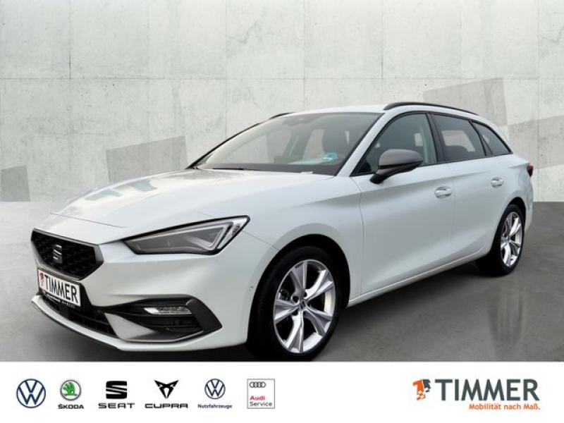 SEAT  Leon SP FR 1.5eTSI 110kW (150PS)*DSG*SHZ*RFK*GJR, Glacial Weiß Metallic