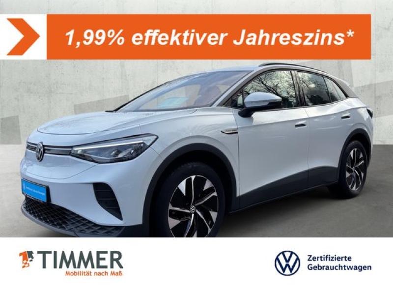 VW  ID.4 PRO PERF. 82 kWh +AHK +WÄPU +LED+ACC +CARPL, Gletscherweiß Metallic