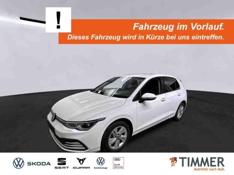 VW  Golf VIII 1.5 TSI LIFE +LED +RKAM +CARPLAY +SHZ, Pure White