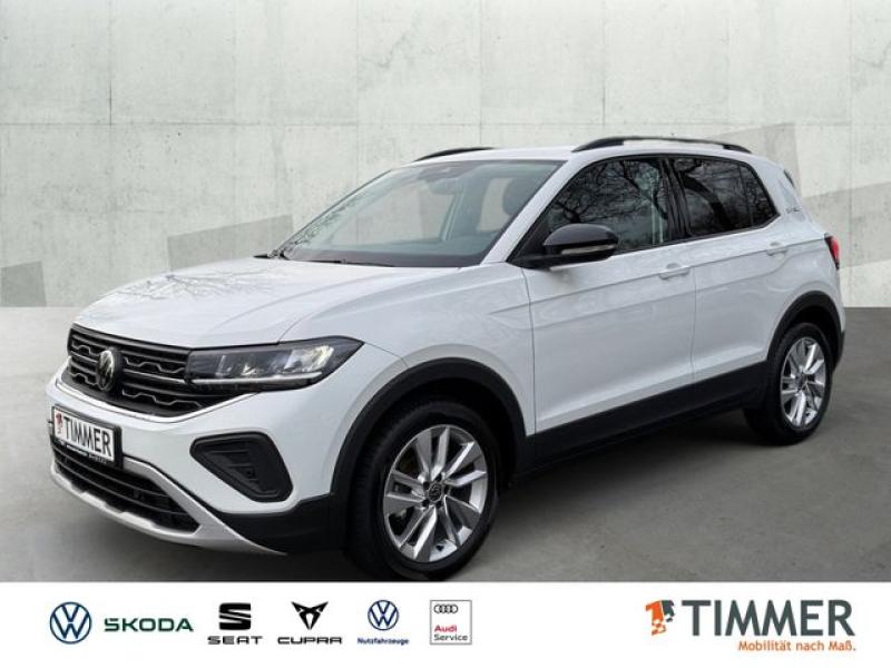 VW  T-Cross 1.0 TSI GOAL +LED +ACC +APP +LM +NAVI +S, Pure White