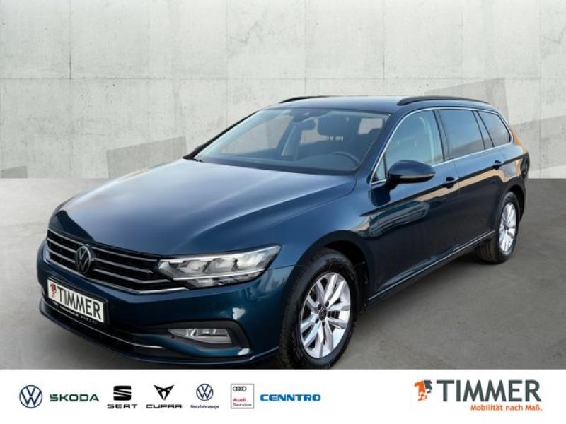 VW  Passat Variant 2.0 TDI DSG BUSINESS +AHK +LED +A, Aquamarinblau Metallic