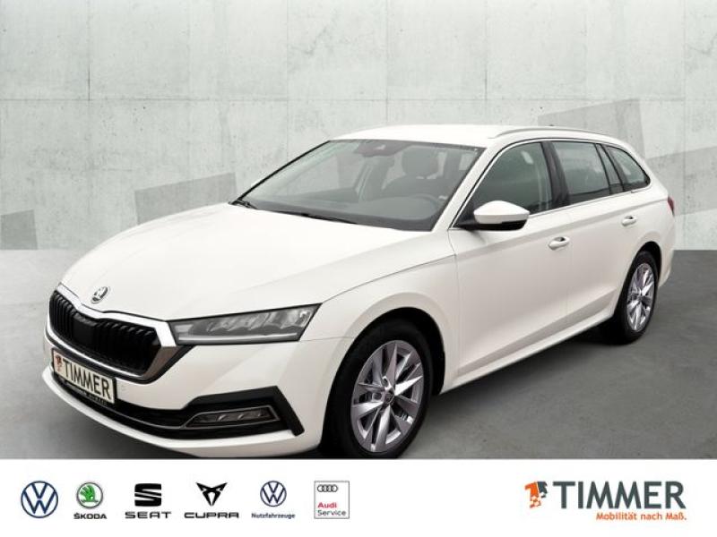 SKODA  Octavia Combi 2.0 TDI STYLE +AHK +LED +NAVI +SHZ, Candy Weiss