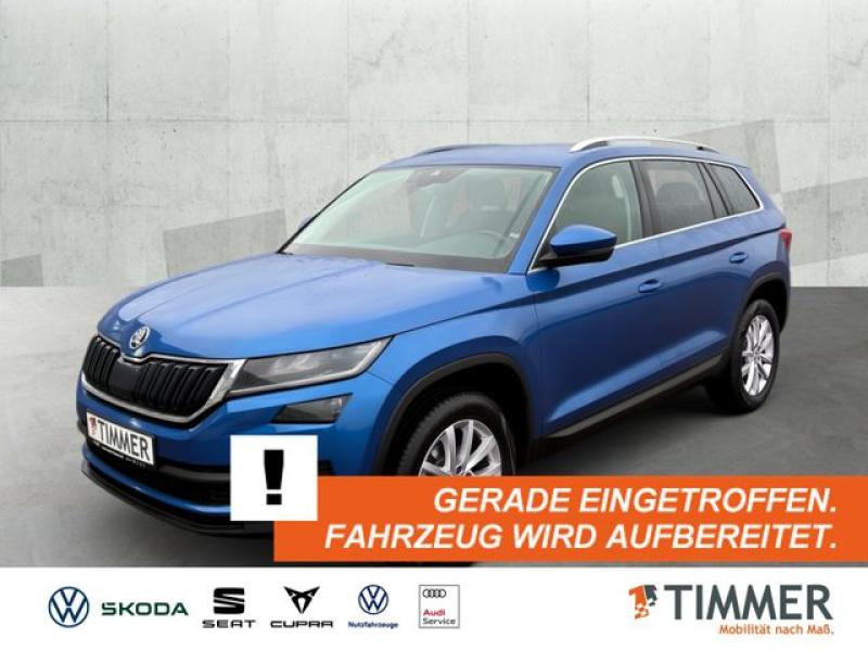 SKODA  Kodiaq 1.5 TSI DSG STYLE +AHK +LED +RKAM +NAVI +, Race Blau Metallic