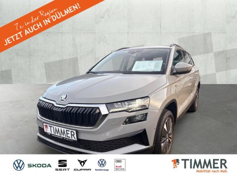 SKODA  Karoq 1.5 TSI DSG TOUR *AHK *PANO *360° *MATRIX, Steel Grau