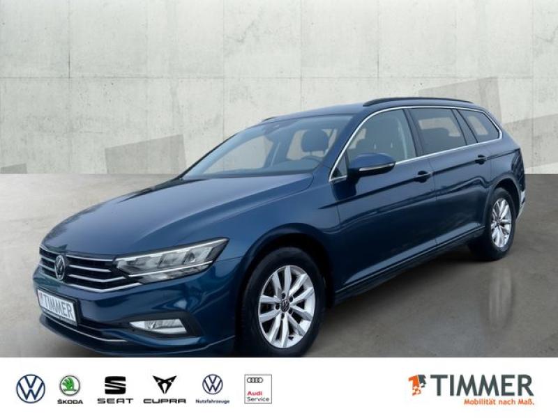 VW  Passat Variant 2.0 TDI DSG BUSINESS +AHK +LED +A, Aquamarinblau Metallic