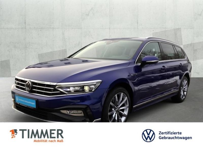 VW  Passat Variant 2.0 TDI DSG R-LINE +AHK +STHZ +IQ, Lapiz Blue Metallic