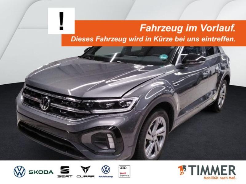VW  T-Roc 1.5 TSI DSG R-LINE +AHK +LED +RKAM +ACC +A, Indiumgrau Metallic Schwarz