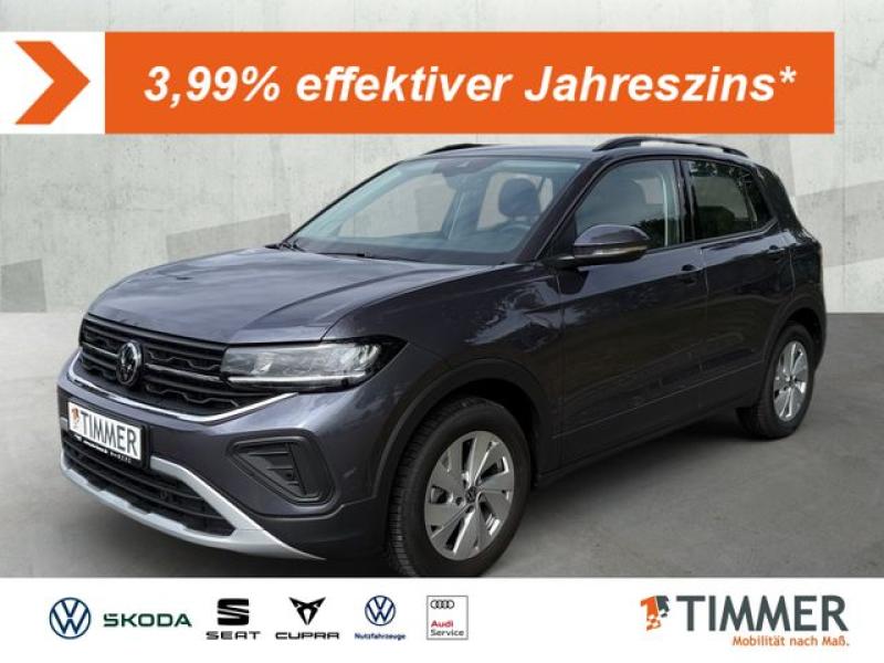 VW  T-Cross 1.0 TSI DSG LIFE *AHK *TRAVEL *LED *ACC, Rauchgrau Metallic
