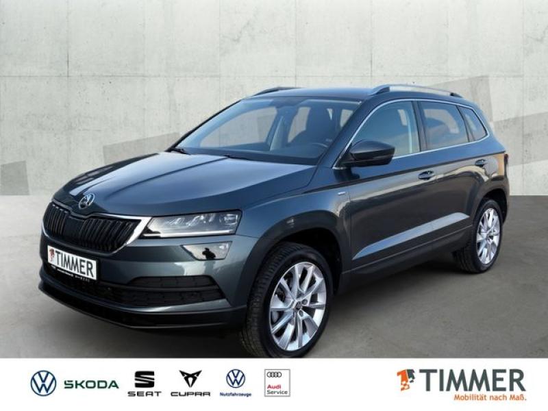 SKODA  Karoq 1.5 TSI DSG CLEVER *AHK *LED *ACC *RKAM *N, Quarz Grau Metallic