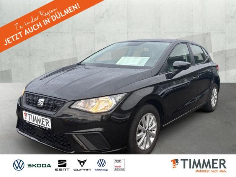 SEAT  Ibiza 1.0 TSI STYLE +NAVI +ACC +SHZ +ALU +DAB +, Mitternachtsschwarz