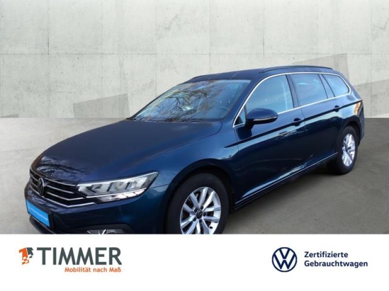 VW  Passat Variant 2.0 TDI DSG BUSINESS +AHK +LED +A, Aquamarinblau Metallic