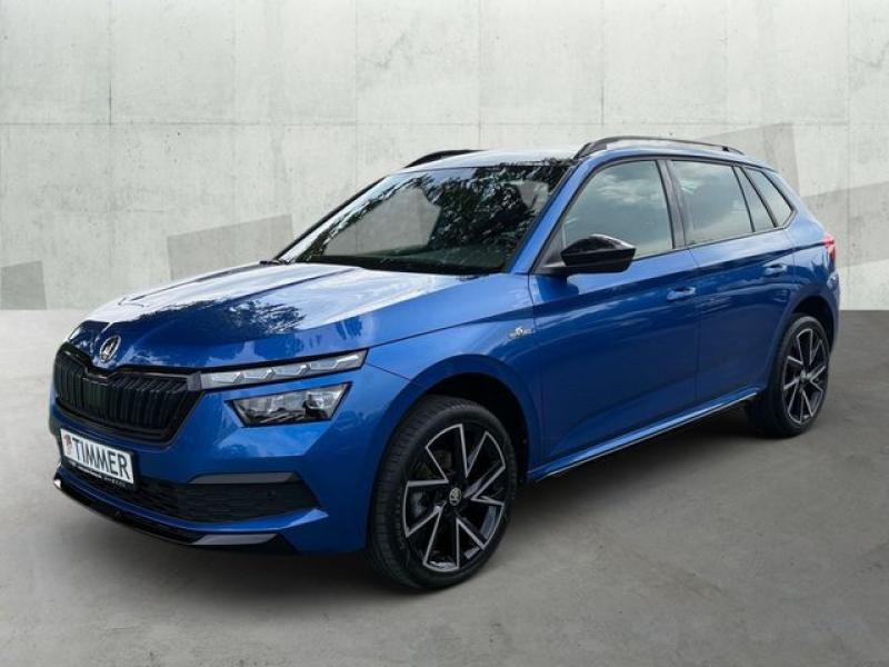 SKODA  Kamiq 1.5 TSI MONTE CARLO *PANO *AHK *RKAM *ACC, Race-Blau Metallic