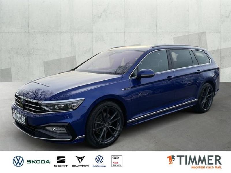 VW  Passat Variant 2.0 TDI DSG R-LINE +H&K +PANO +AH, Lapiz Blue Metallic
