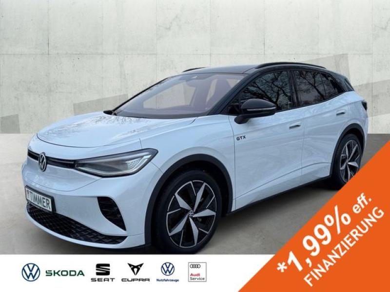 VW  ID.4 GTX 4x4 82 kWh +AHK +IQ.LIGHT +PANO +RKAM +, Gletscherweiß Metallic