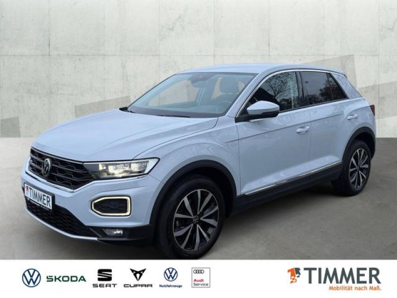 VW  T-Roc 2.0 TDI STYLE *AHK *LED *RKAM *NAVI *SHZ *, White Silver Metallic