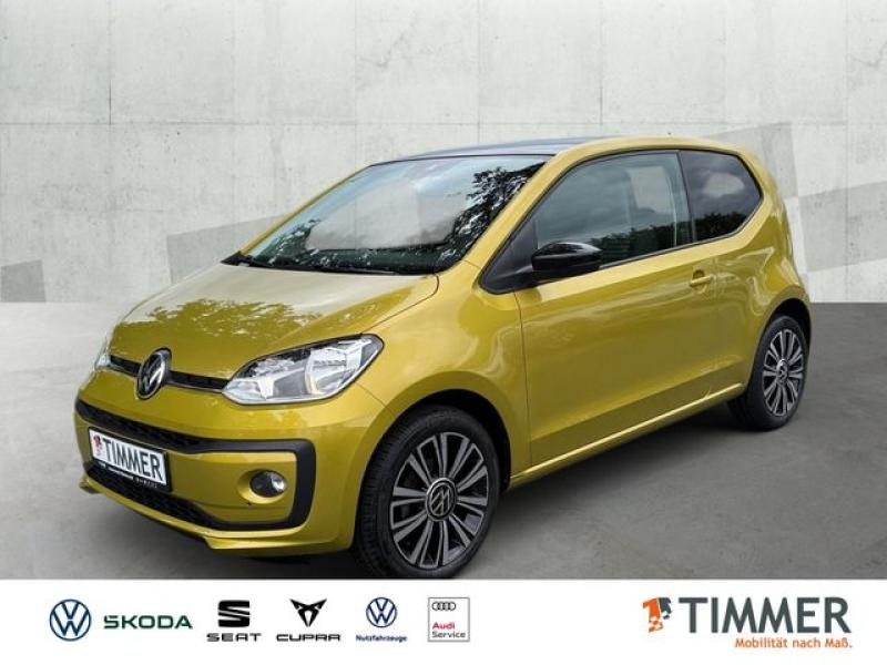 VW  up! 1.0 BLACK STYLE *SHZ *CLIMA *DAB+ *ALU *, Honey Yellow Metallic Deep Bla