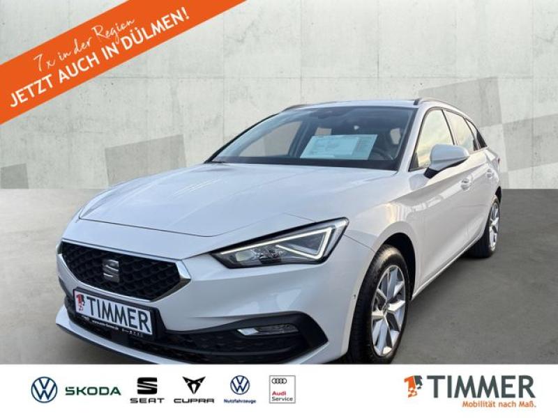 SEAT  Leon SP 2.0 TDI DSG STYLE +LED +ACC +NAVI +SHZ +, Candy Weiss