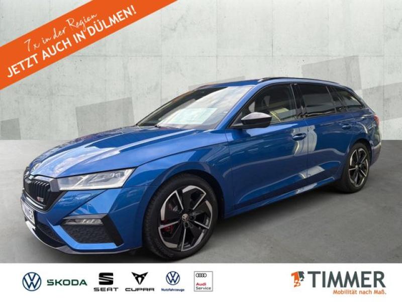 SKODA  Octavia Combi 2.0 TDI DSG RS +AHK +MATRIX +ACC +, Race Blau Metallic