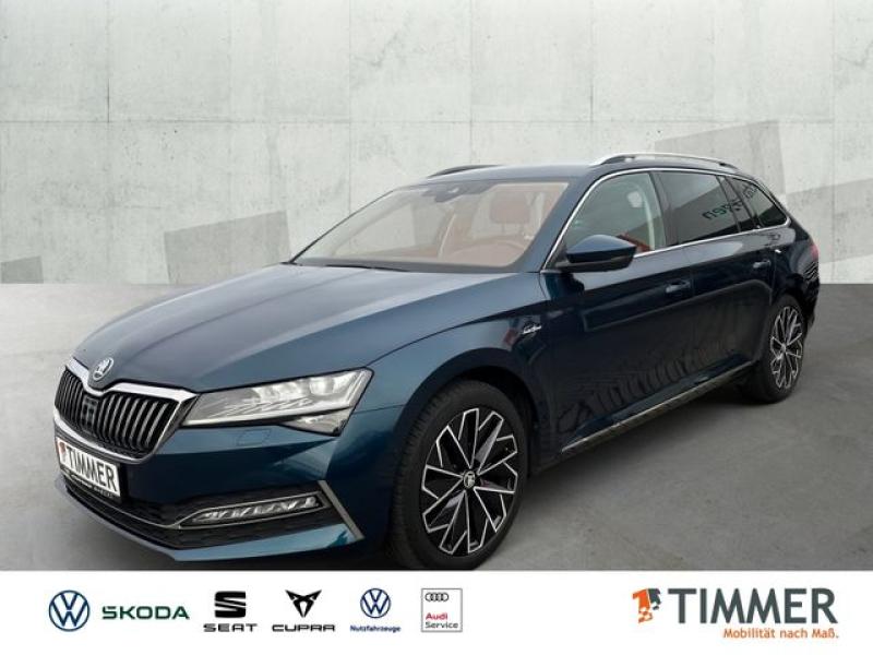 SKODA  Superb Combi 2.0 TDI DSG L&K +AHK +CANTON +360°, Lava Blau Metallic