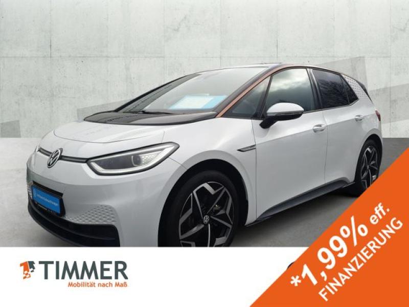 VW  ID.3 PRO 62 kWh +360° +MATRIX +ACC +CARPLAY +19", Gletscherweiß Metallic
