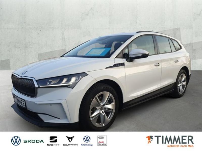 SKODA  Enyaq 60 LOFT +WÄPU +LED +19" +RKAM +NAVI +, Moon Weiss Metallic