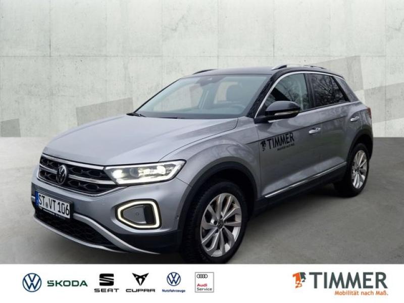 VW  T-Roc 1.5 TSI DSG STYLE *ACC *LED *VIRTUAL *SHZ, Pyritsilber Metallic