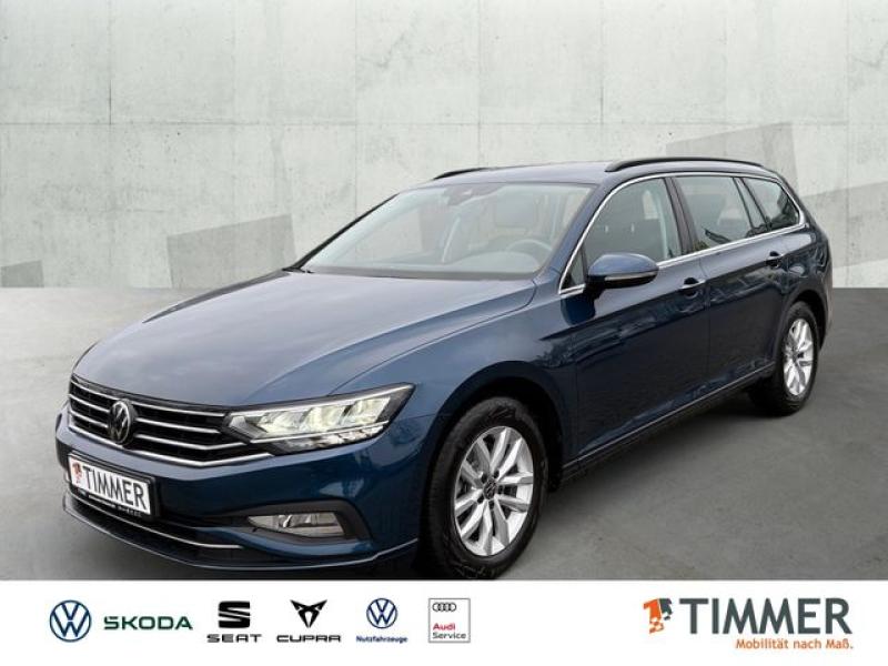 VW  Passat Variant 2.0 TDI DSG BUSINESS +AHK +LED +R, Aquamarinblau Metalic