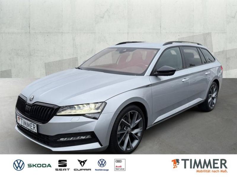 SKODA  Superb Combi 2.0 TDI DSG 4x4 SPORTLINE *AHK *360, Brilliant-Silber Metallic