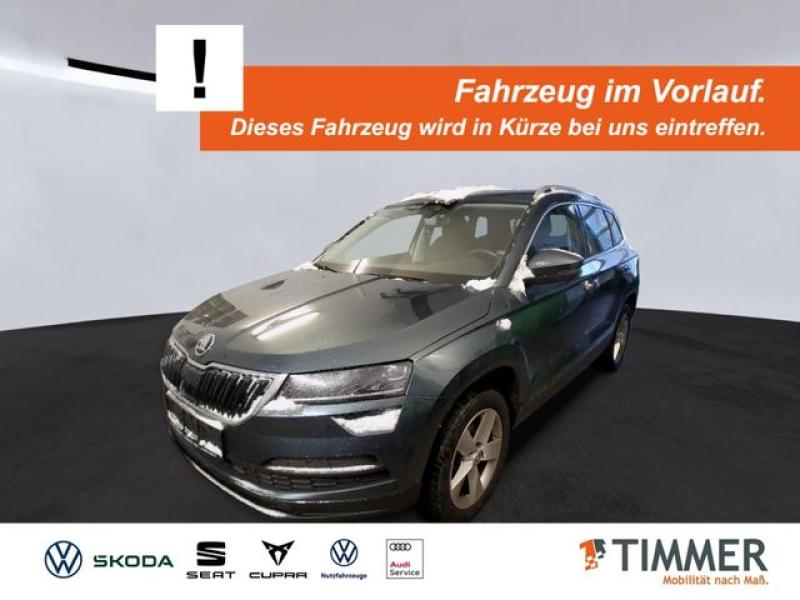 SKODA  Karoq 1.5 TSI DSG +AHK +LED +ACC +NAVI +SHZ +17", Quarz Grau Metallic