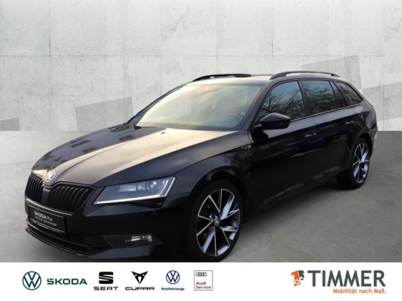 SKODA  Superb Combi 2.0 TDI DSG Sportline 4x4 *PANO*CAN, Schwarz-Magic Perleffekt