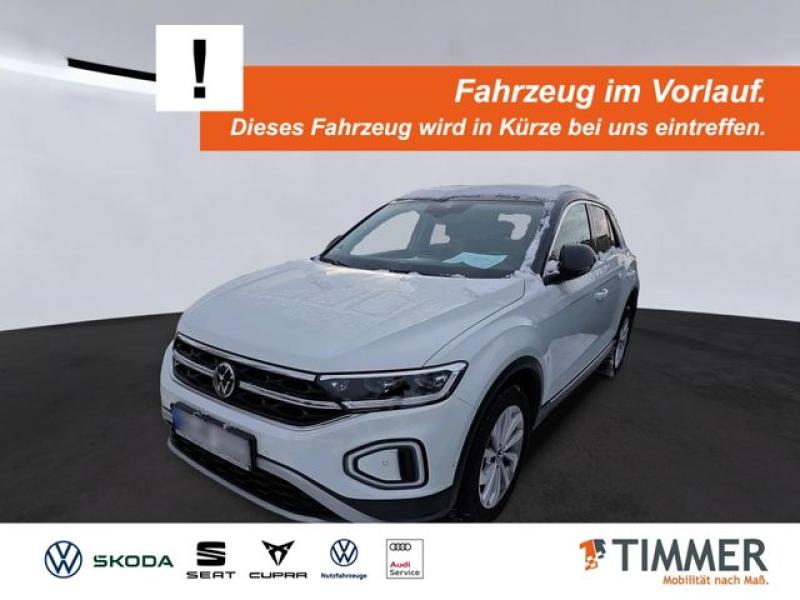 VW  T-Roc 1.5 TSI DSG STYLE +AHK +LED +ACC +APP +NAV, Pure White Schwarz