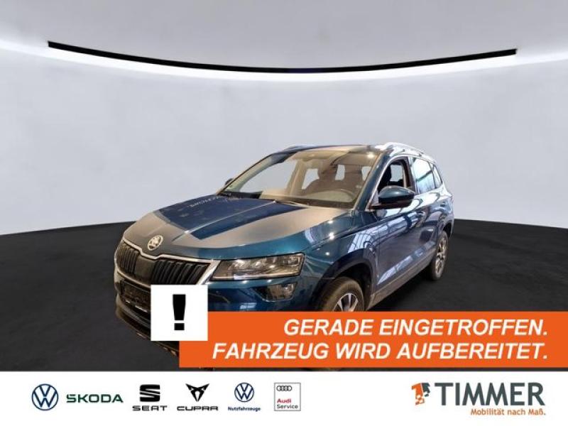SKODA  Karoq 1.6 TDI DSG DRIVE +AHK +RKAM +LED +NAVI +L, Lava-Blau Metallic