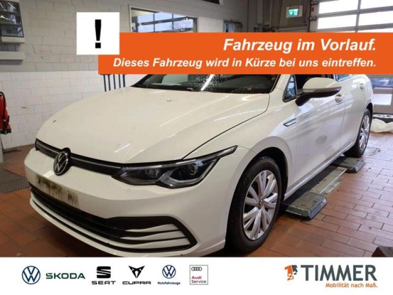 VW  Golf VIII 2.0 TDI LIFE +LED +ACC +APP +NAVI +SHZ, Pure White