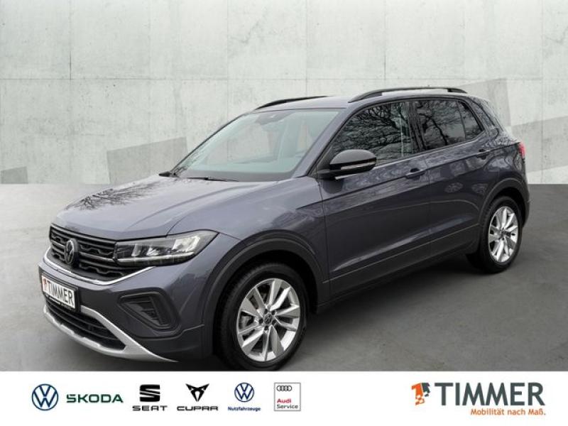 VW  T-Cross 1.0 TSI GOAL +LED +ACC +APP +NAVI +LM +S, Rauchgrau Metallic