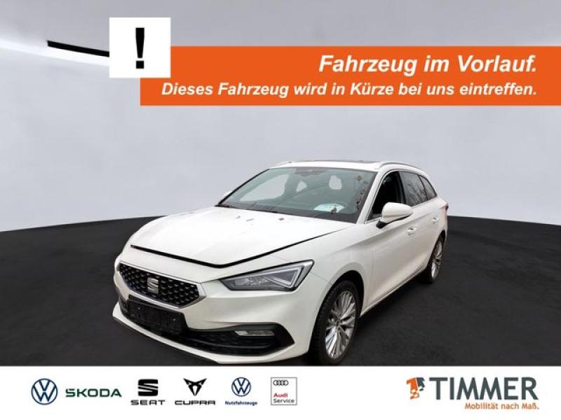 SEAT  Leon ST 2.0 TDI DSG XC +PANO +ACC +LEDER +NAVI +, Weiß