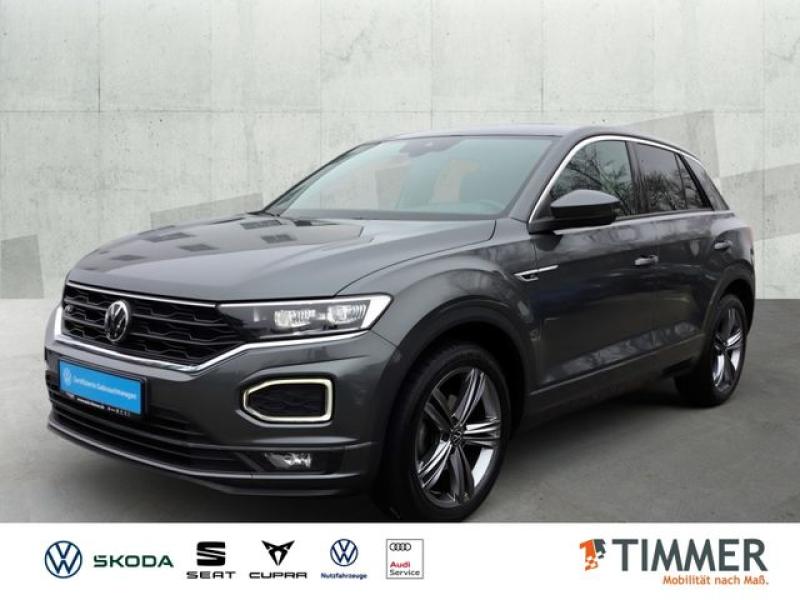 VW  T-Roc 1.5 TSI Sport DSG *R-LINE*NAVI*AHK*PDC*SHZ, Indiumgrau Metallic